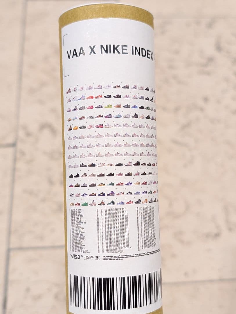 限定 Virgil Abloh 巨大ポスター AJ1 dunk 全169足 3,999足限定のエア