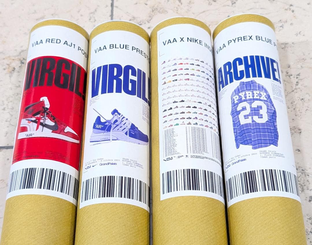 限定 Virgil Abloh 巨大ポスター AJ1 dunk 全169足 3,999足限定のエア