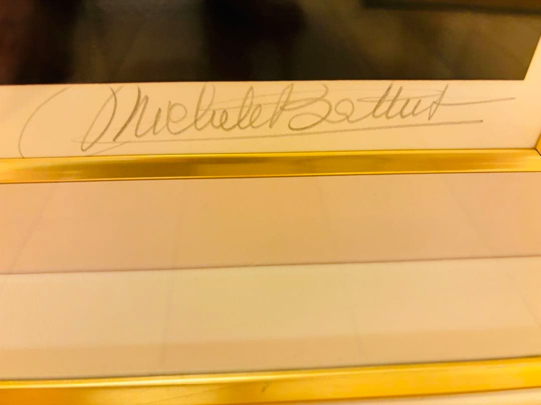 ミッシェル·バテュ シルクスクリーン サンセットビーチ 証明書付き