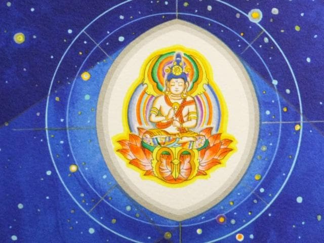 前田常作 直筆サイン『散華 マンダラ』リトグラフ 2000年 シート 0829J