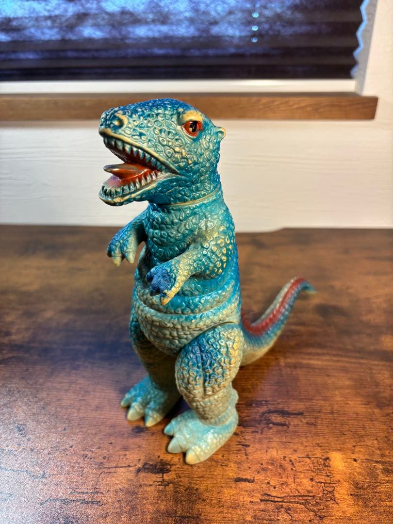 マルサン　ゴロザウルス　当時物　ソフビ　ブルマァク　ゴジラ　怪獣　東宝　美品