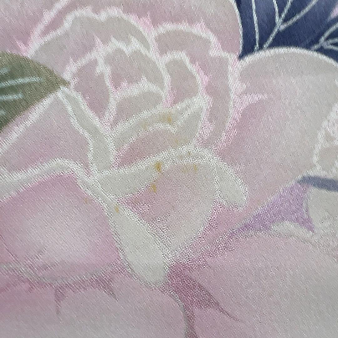 振袖 薔薇 桜 銀彩 着物 081tz