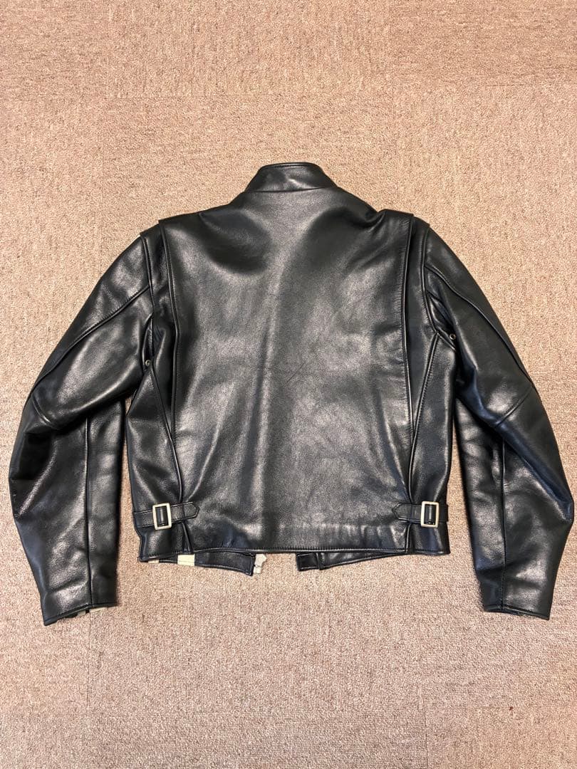 Wind Armor シングルライダース 縦ストライプ レザージャケット M