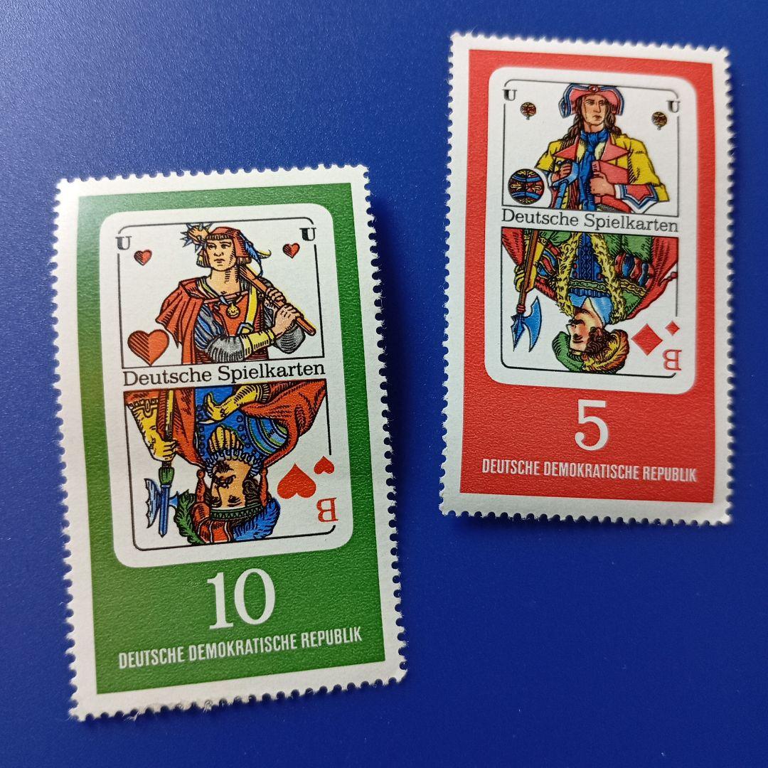 9297 外国切手 ドイツ民主共和国 1967年 ドイツのトランプ 4V - メルカリ