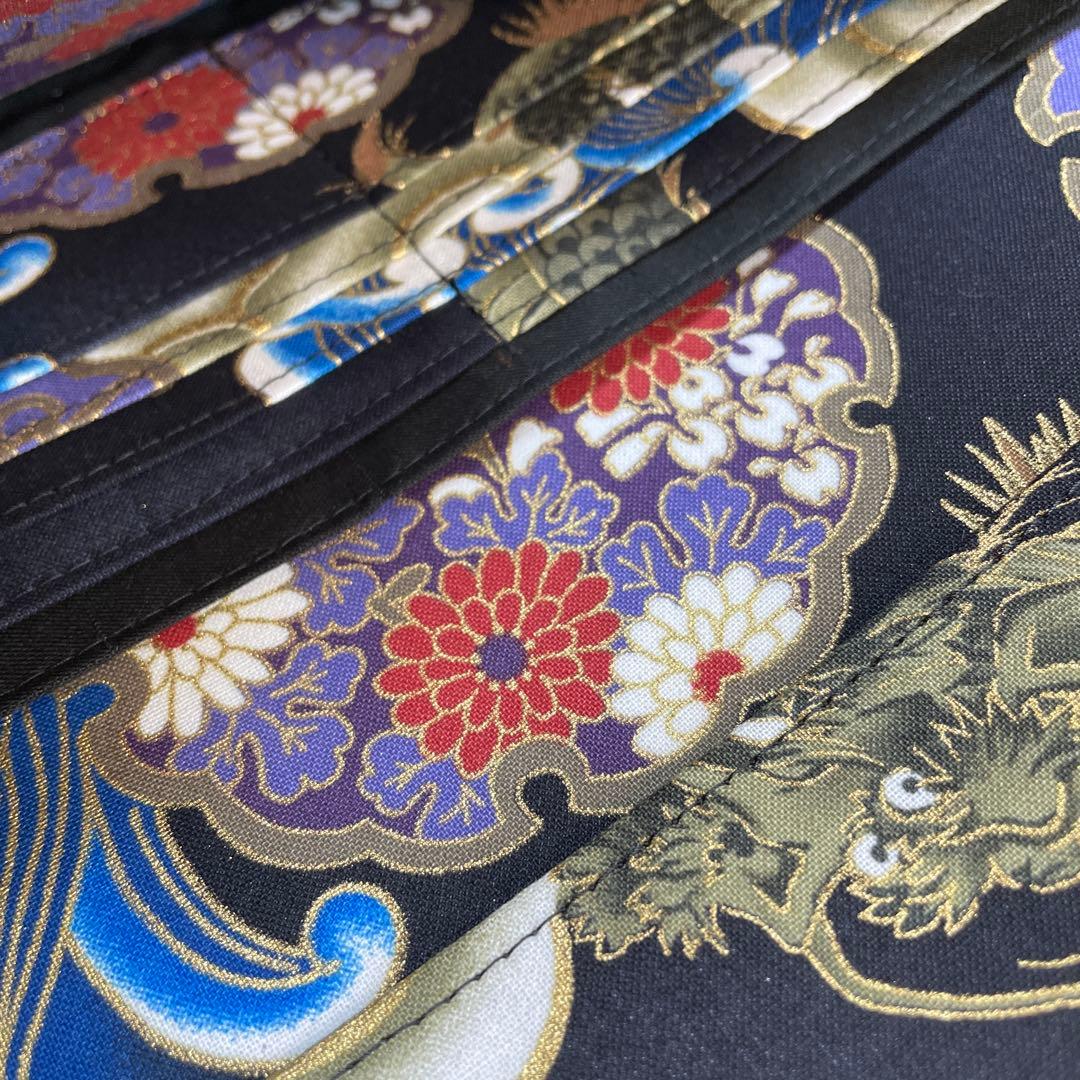 肝っ玉母さん　長財布　やりくり財布　ハンドメイド