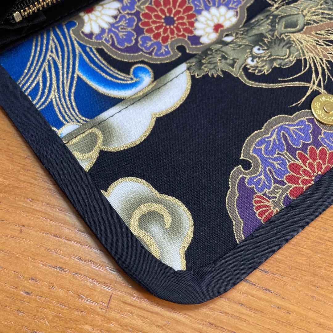 肝っ玉母さん　長財布　やりくり財布　ハンドメイド