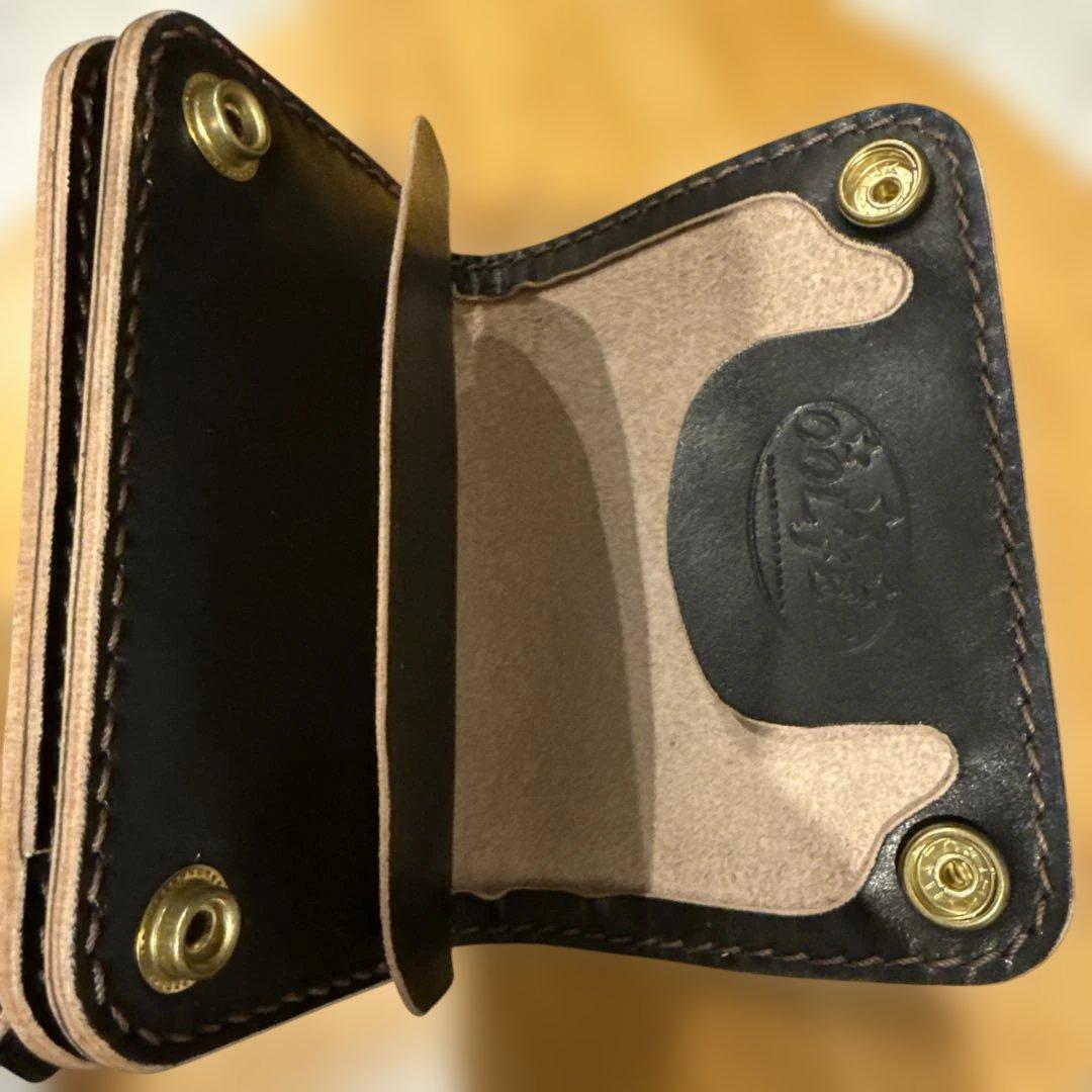 OOLJEE leather ヒリー　ミドルトラッカーウォレット