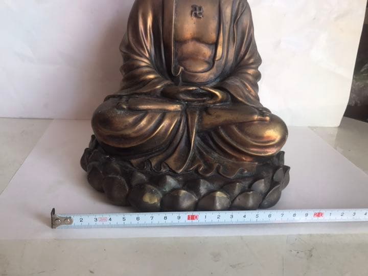 佛像古銅製，（旧家藏出し）時代物，古美術品，高2⃣️6⃣️cm，書房