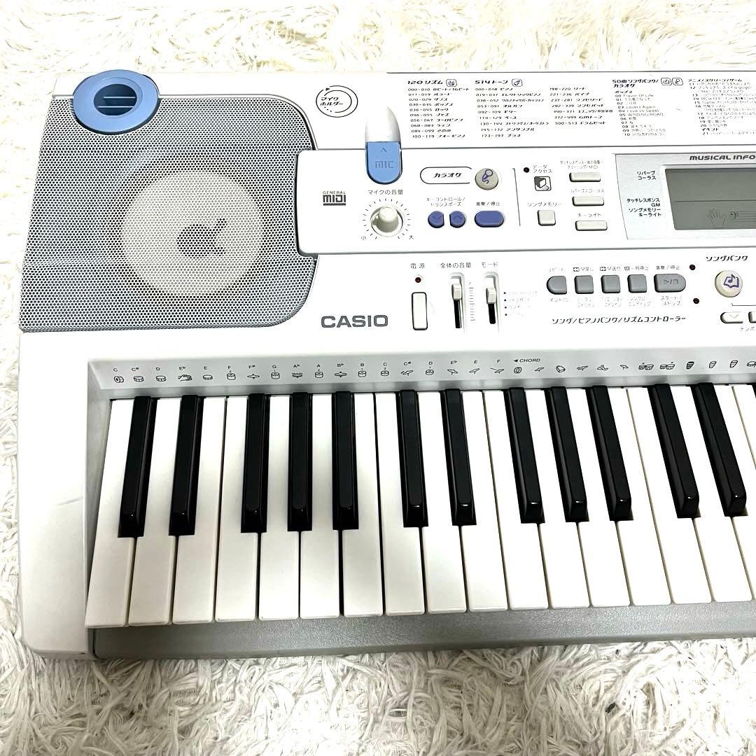 CASIO カシオ 電子ピアノ 電子キーボード LK-203TV 説明書付 - メルカリ