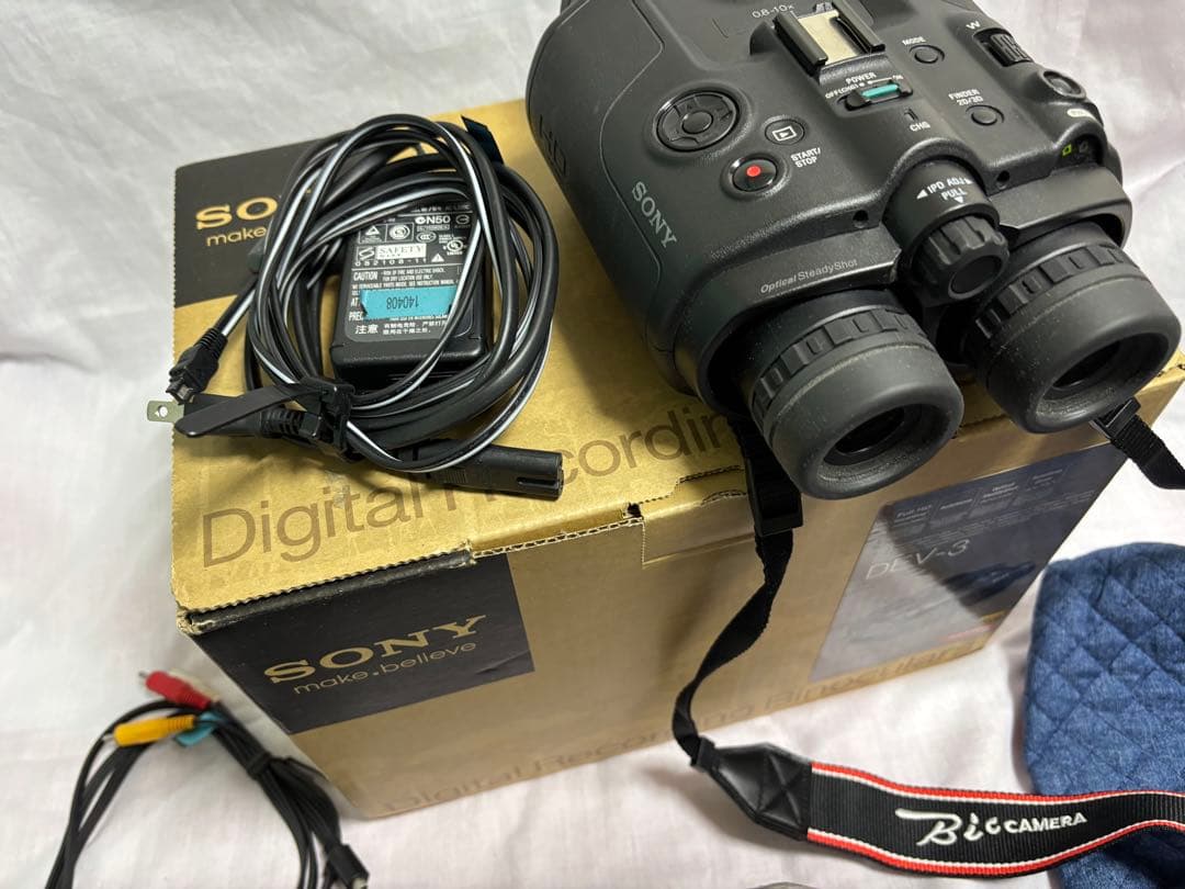 ぱ*送様 SONY DEV-3 デジタル録画双眼鏡　専用三脚(未使用)