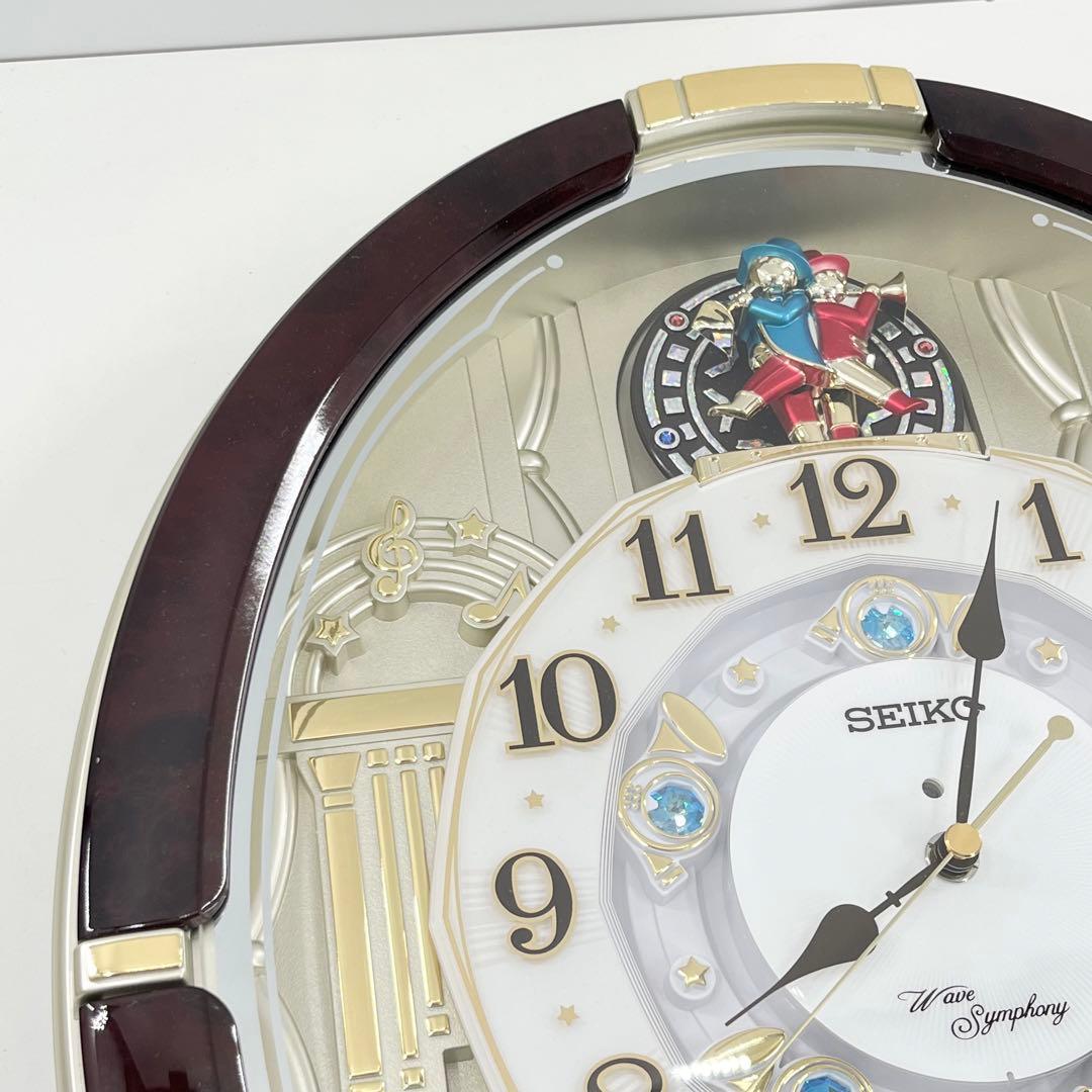 SEIKO セイコー 掛け時計 電波クロック からくり時計 RE581B