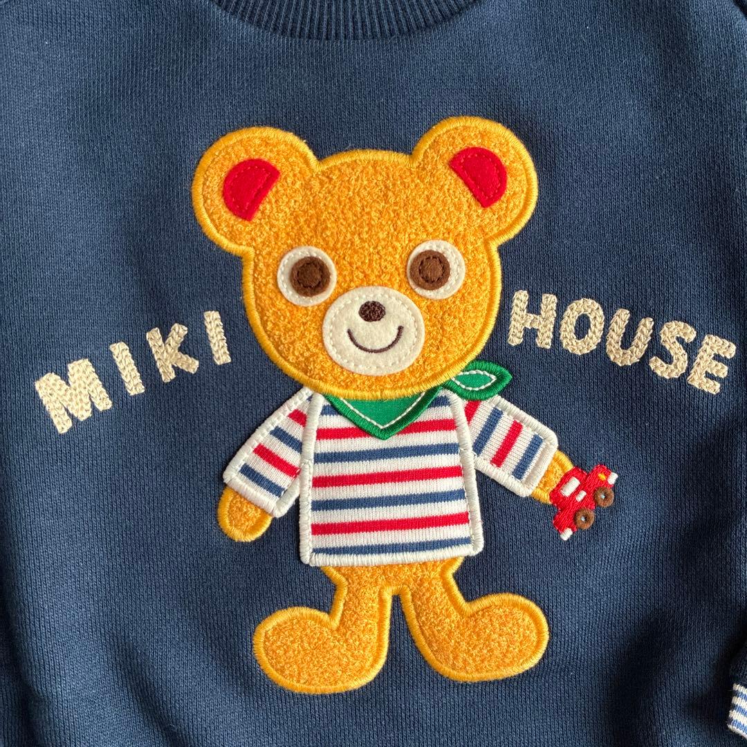 【新品】MIKI HOUSE プッチー　トレーナー 100cm