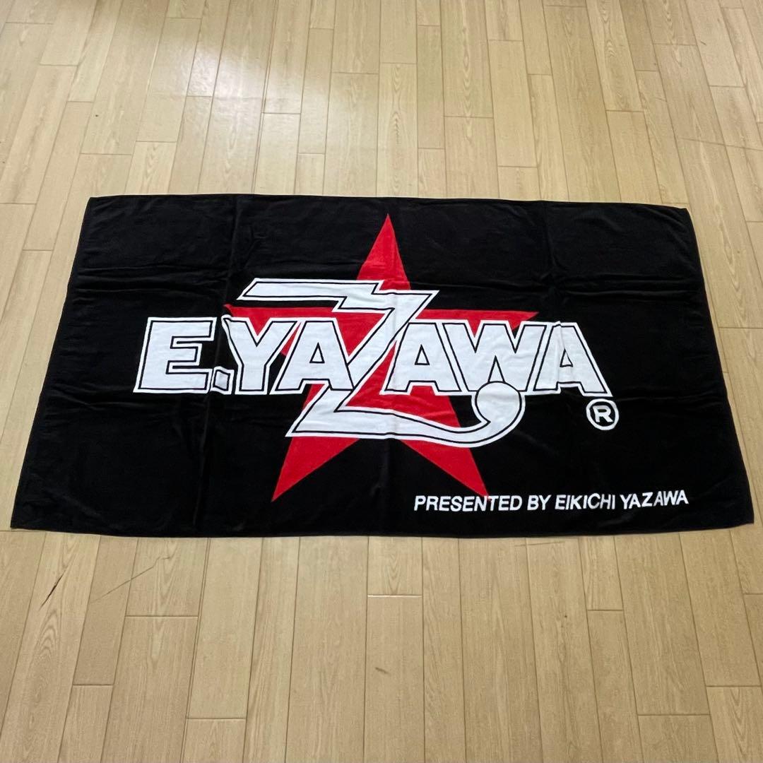 矢沢永吉/ スペシャルビーチタオル(ロゴ星) ブラック/ ホワイト