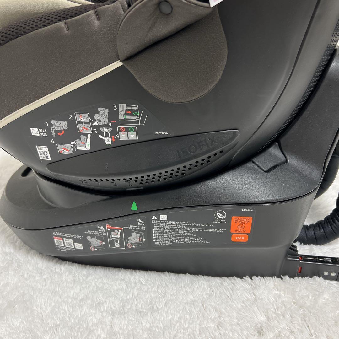 美品✨エールべべ クルット5i グランス　ISOFIX 回転式　最高級モデル