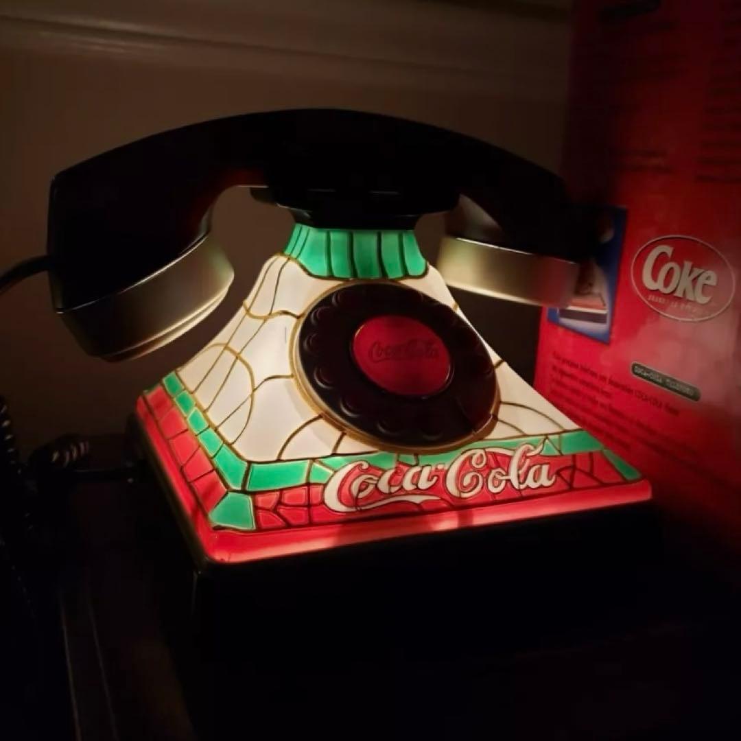 新品　コカ・コーラ　テレフォン　ランプ