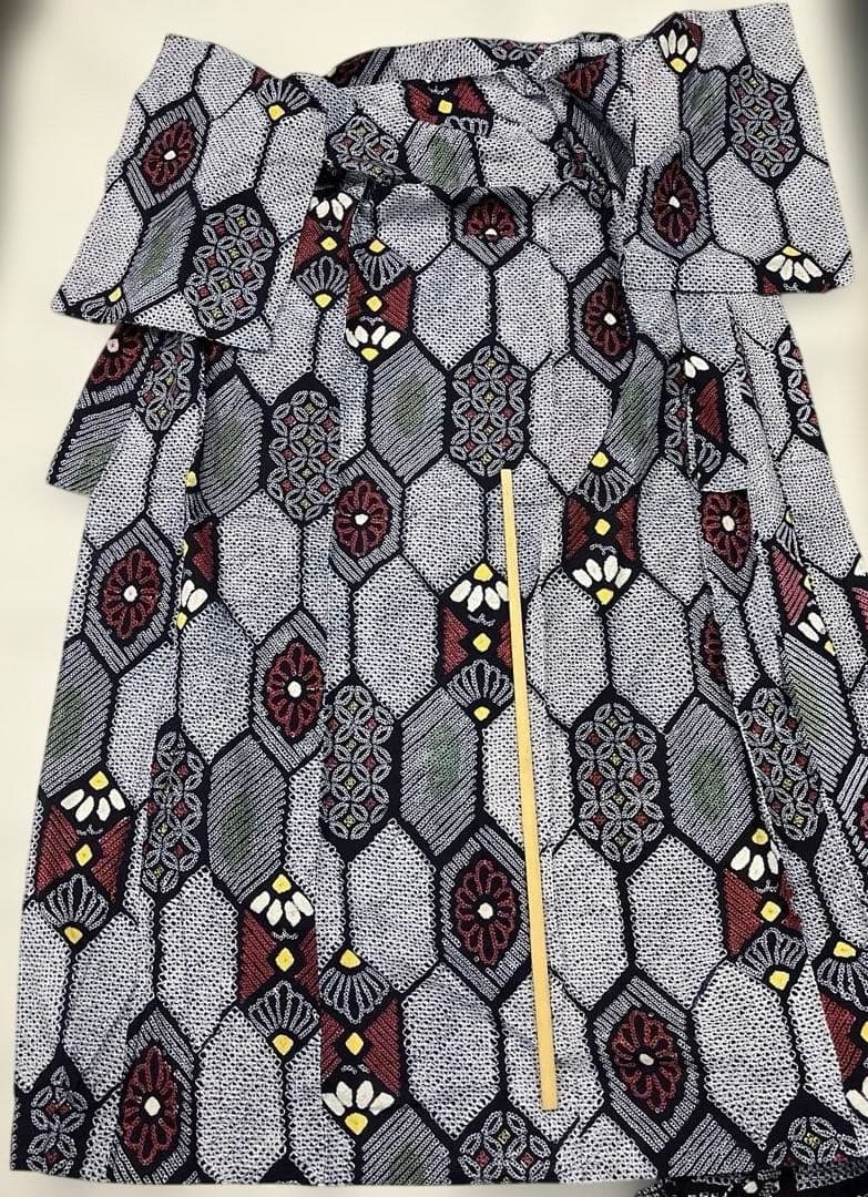 123 絞り浴衣　リメイク用