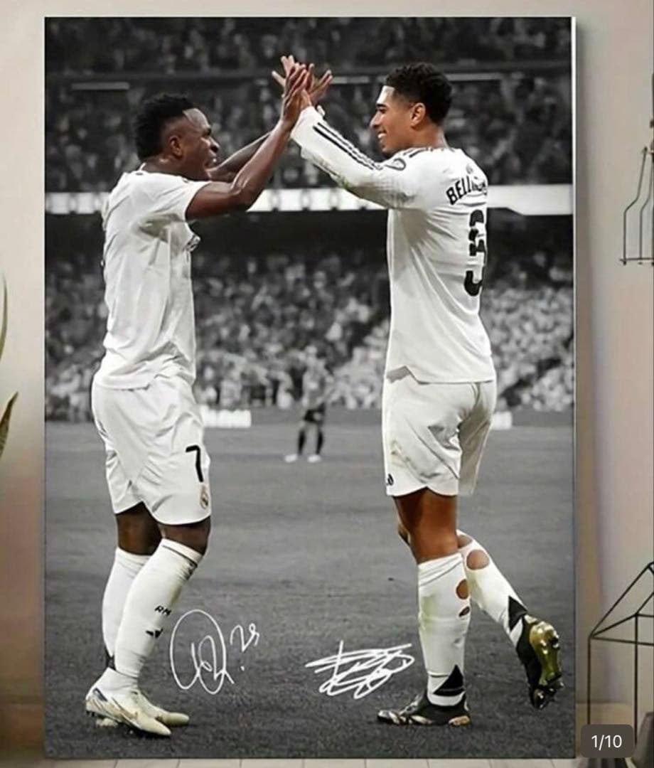 レアル・マドリード サイン入りポスター - メルカリ