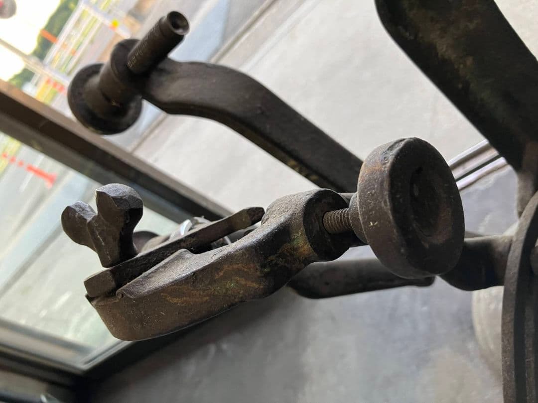 リム調整 振れ取り台 特殊工具 昭和レトロ 自転車 振取 歪み矯正特殊工具