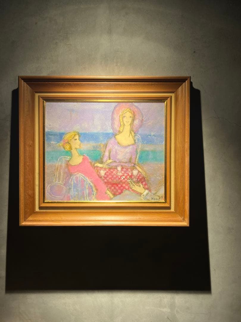 松任谷國子【夏の思い出】肉筆画