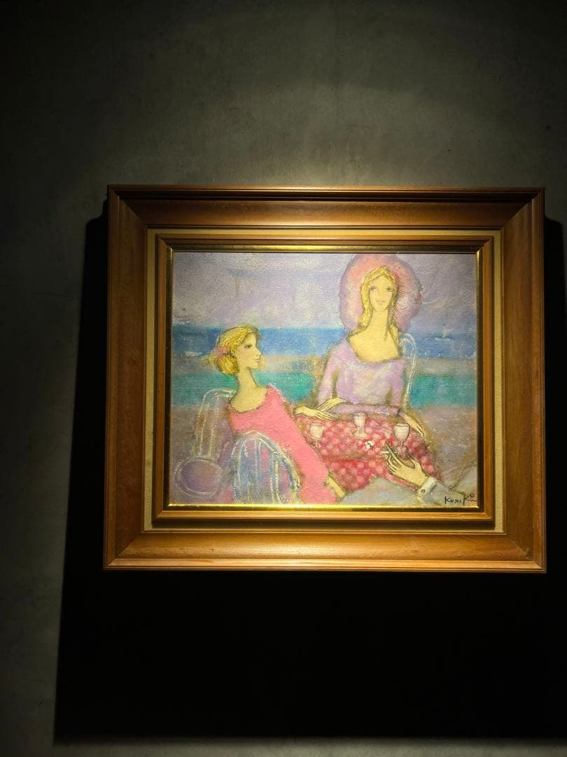 松任谷國子【夏の思い出】肉筆画