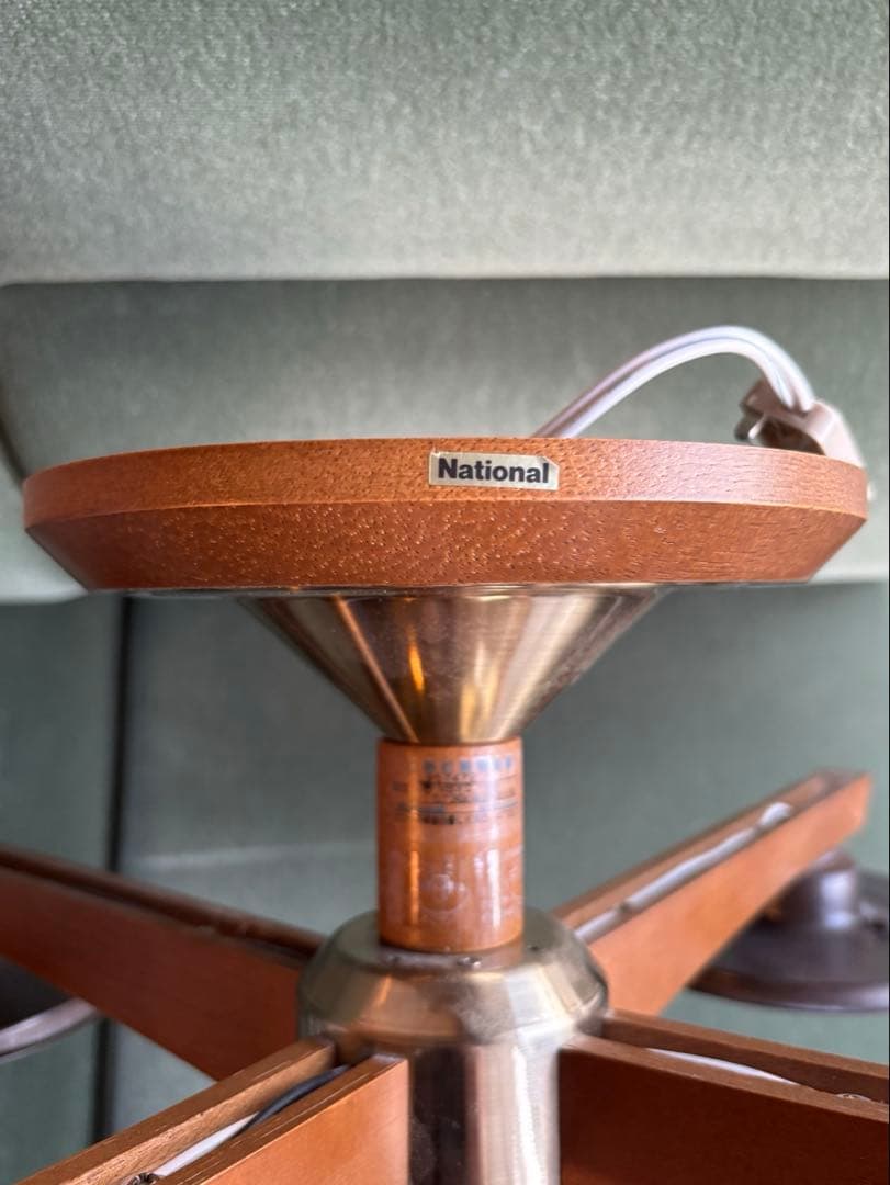 National ウッドシャンデリア ミッドセンチュリー ドムス風 ペンダント