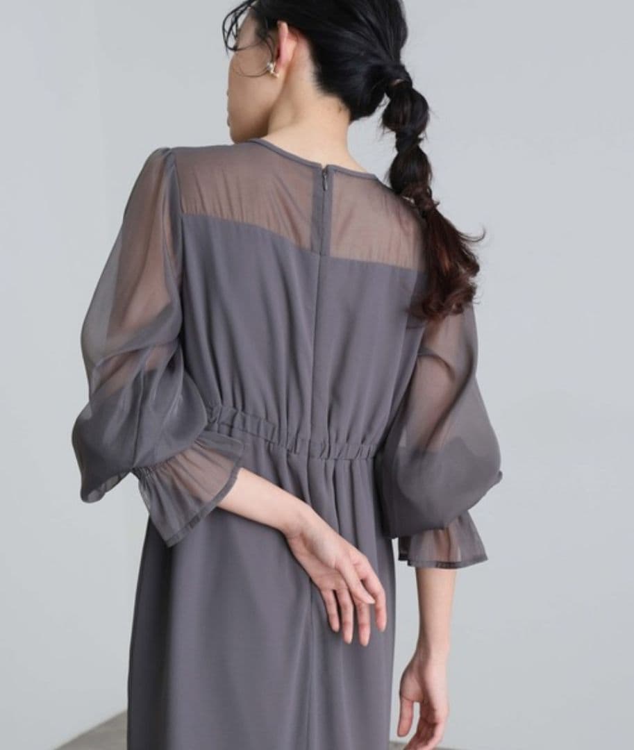 オケージョンドレス チャコール XL