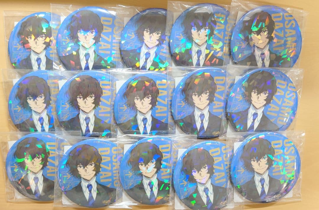 文豪ストレイドッグス 太宰治 ホログラム缶バッジ まとめ売り