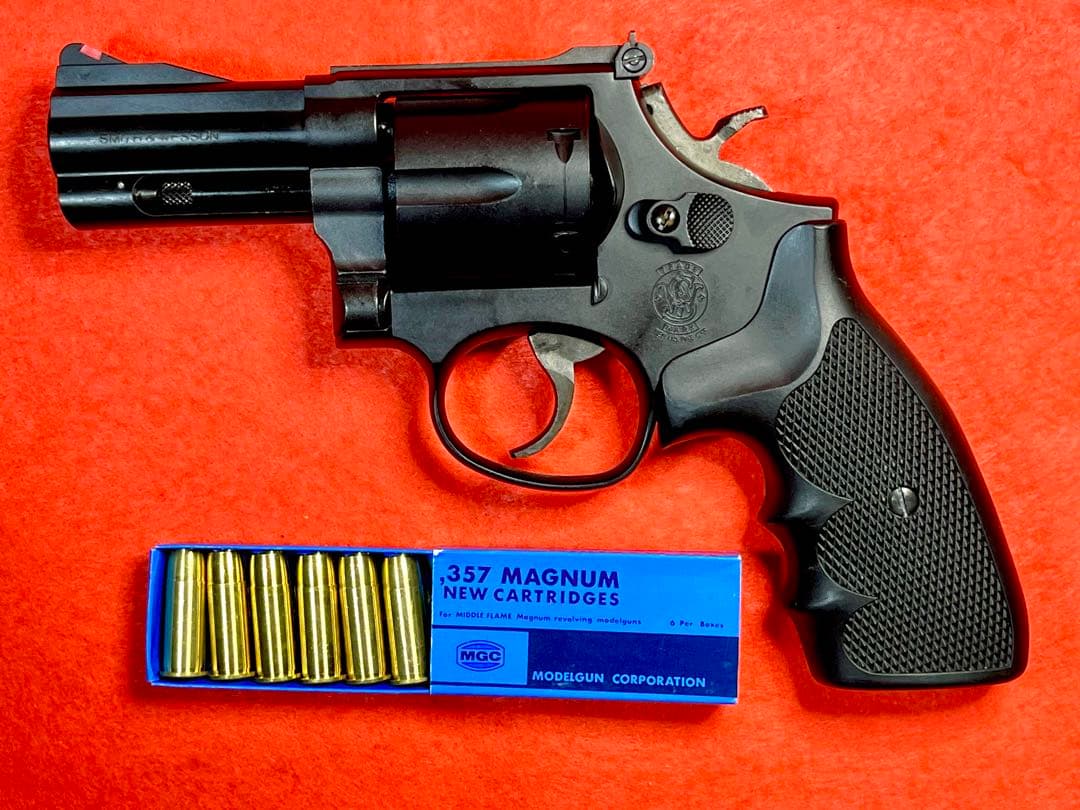 希少HW樹脂モデルガン MGC製S&W M586 3インチ コンバットマグナム