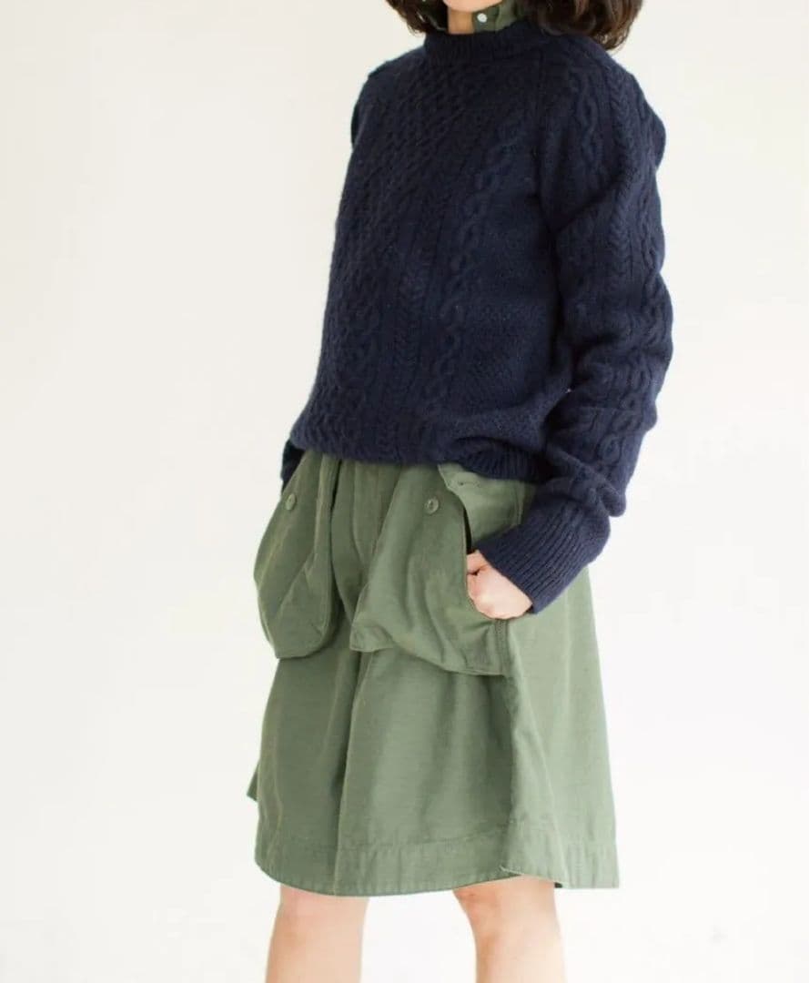 MADISON BLUE / マディソンブルー　ミリタリーキュロット　カーキ