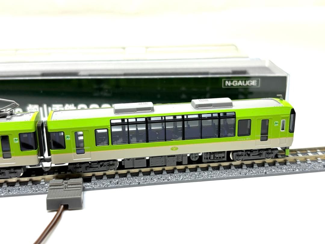 人気の観光電車！KATO 10-1528 叡山電鉄900系 青もみじきらら 2両