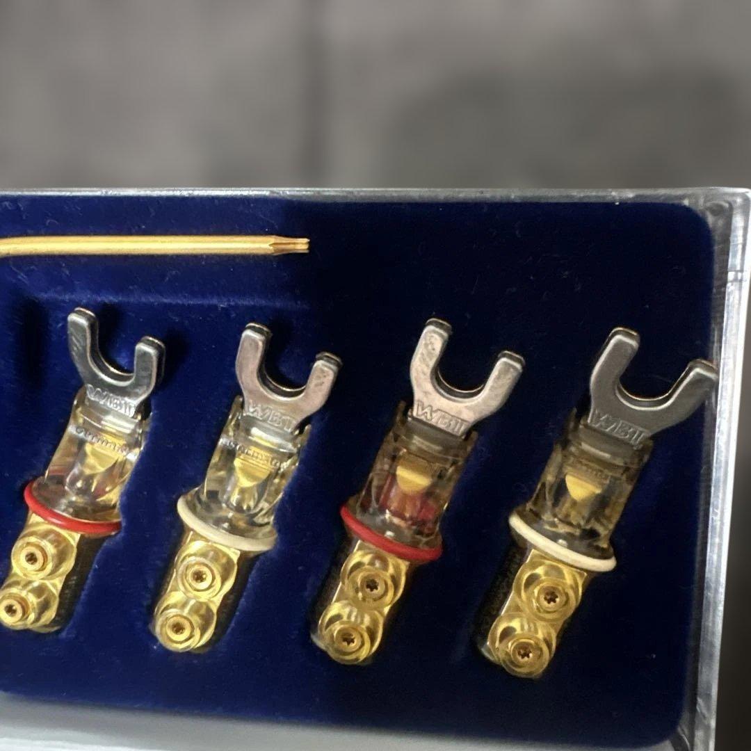 スピーカーケーブル Yラグ端子 「WBT-0660」(B)