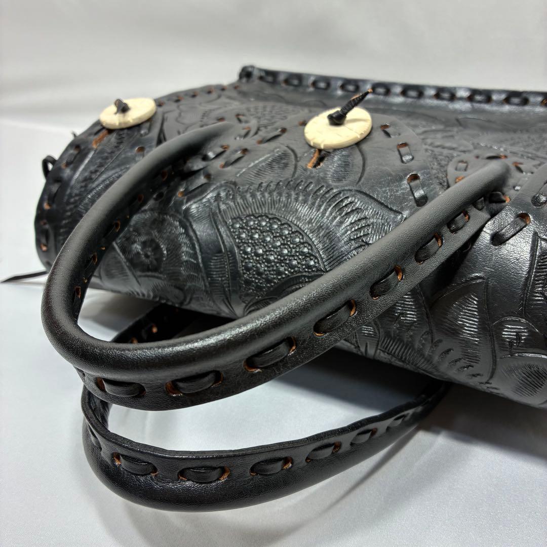 【美品】 Carving tribes Maestra S ハンドバッグ 黒