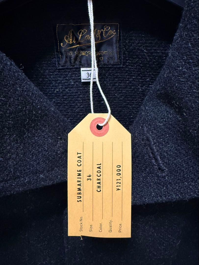 アットラスト タイムウォーンクロージング サブマリンコート 36