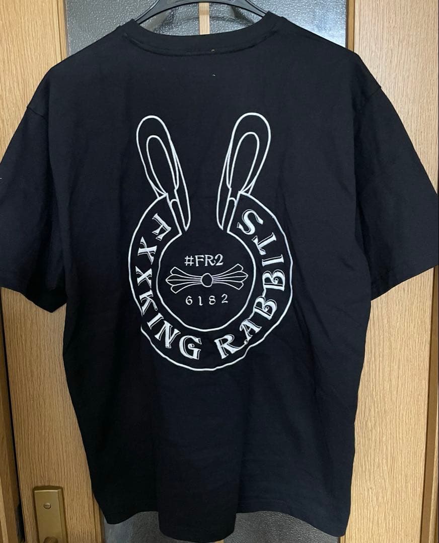 即完売 FR2 エフアールツー ラビットハーツTシャツ クロムハーツ 刺繍 L