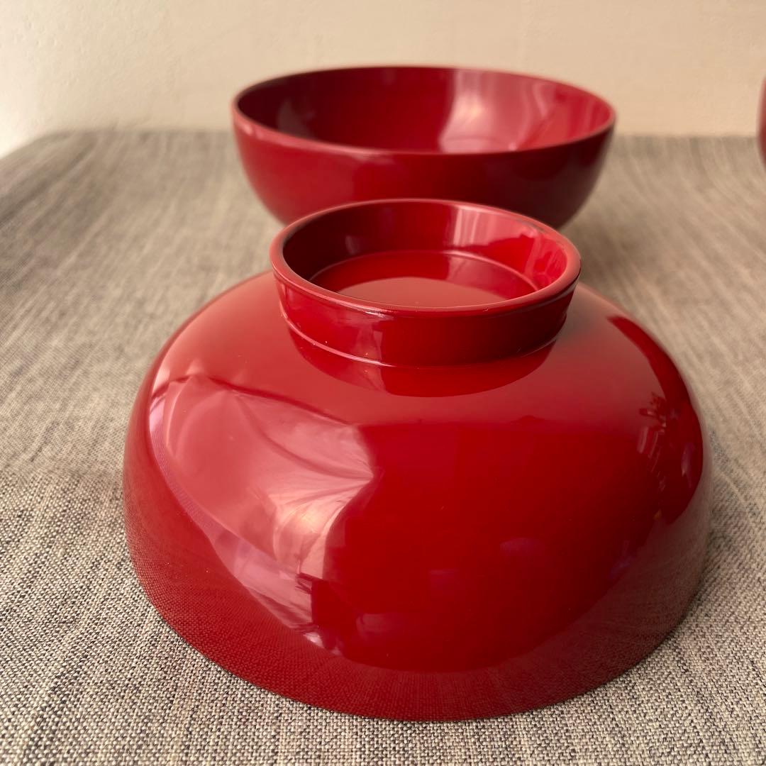 木製 螺鈿 手描き 漆塗 お椀 老松 5個セット 加賀藩 山中塗？