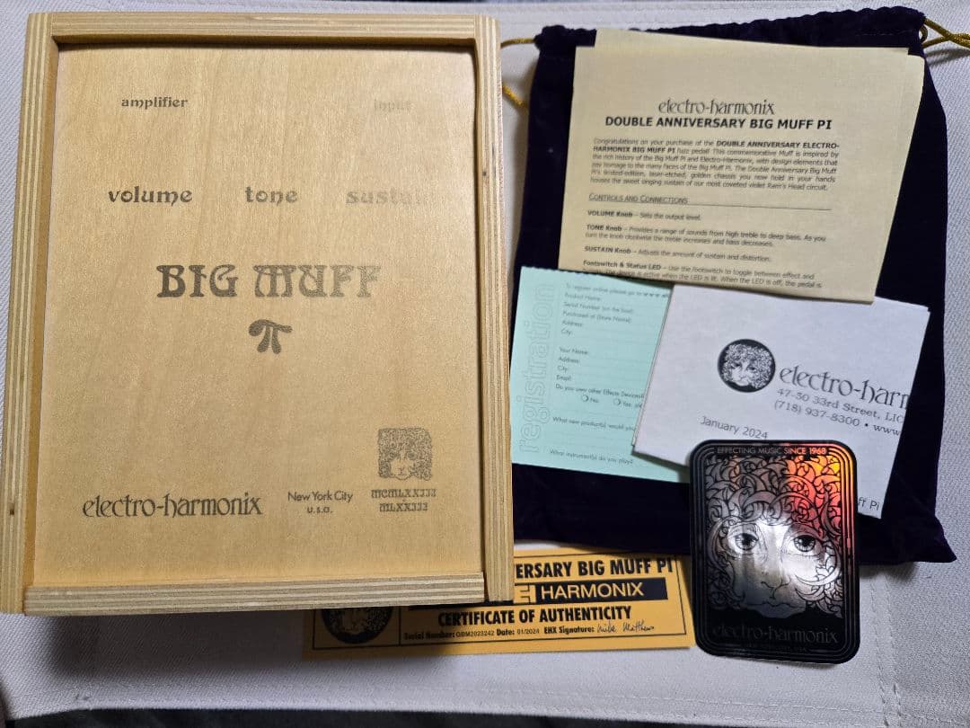 ギター BIG MUFF Double Aniversary Gold