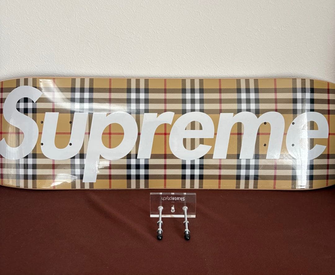 Supreme Burberry スケートボードデッキ　シュプリーム　バーバリー