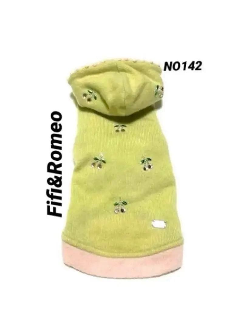 Fifi&Romeo フィフィアンドロメオ カシミヤ チェリーパーカー ライム