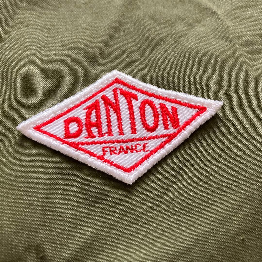 ダントン丸襟ジャケットブルゾンスーツ38カーキ