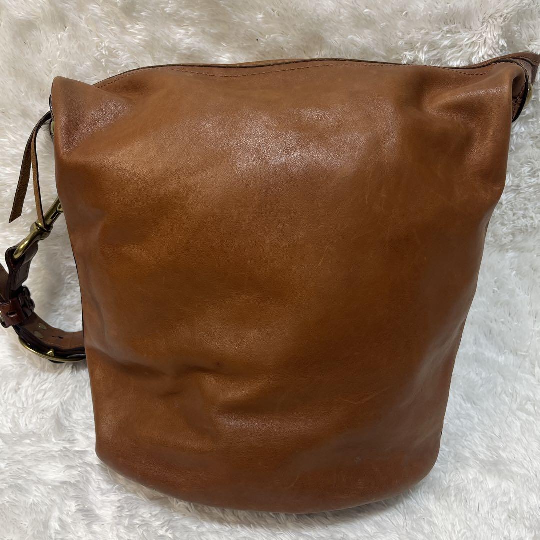 希少 COACH コーチ ブリーカー レザー ダッフルサック ショルダーバッグ