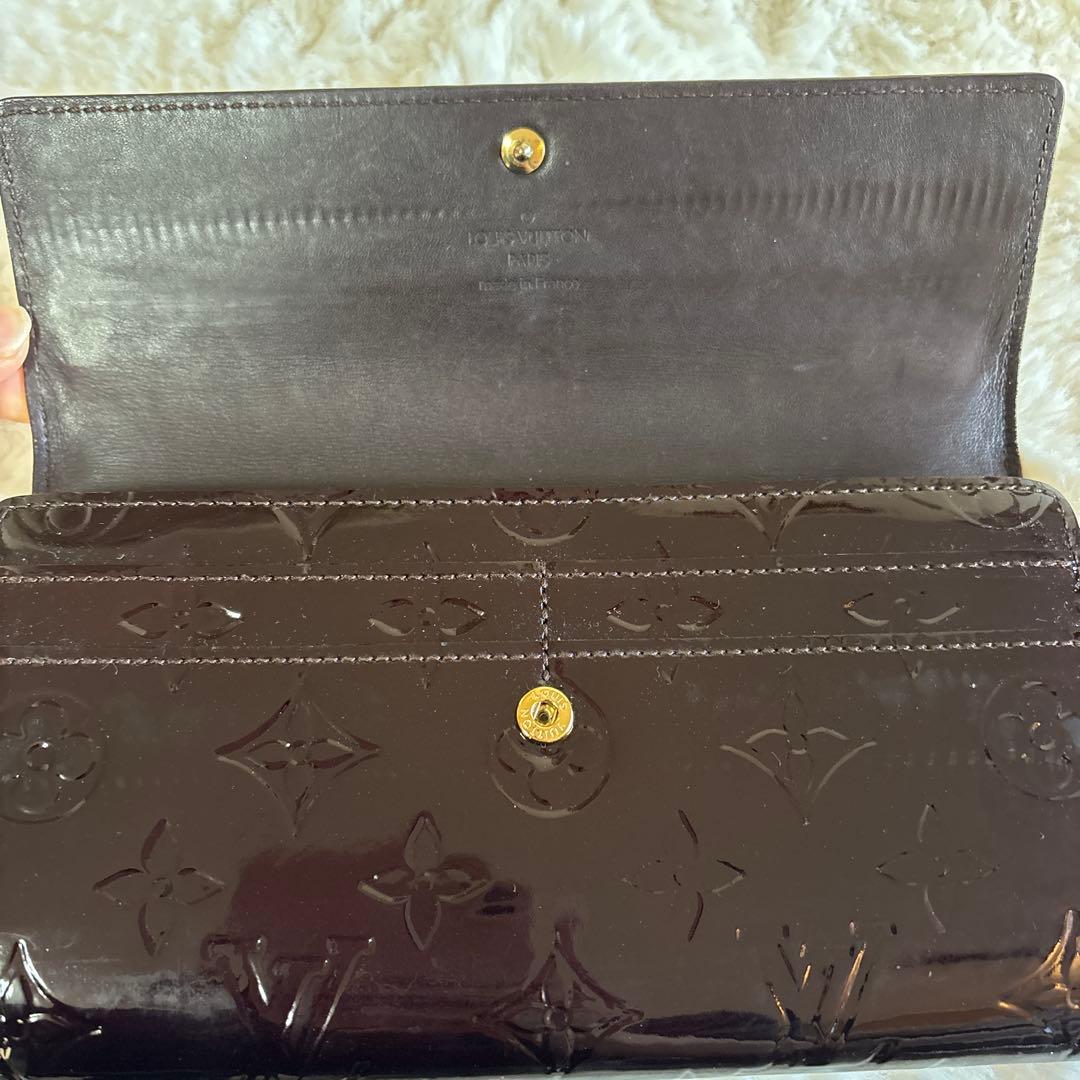 Louis Vuitton】 値下げ！ワインレッド三つ折り財布