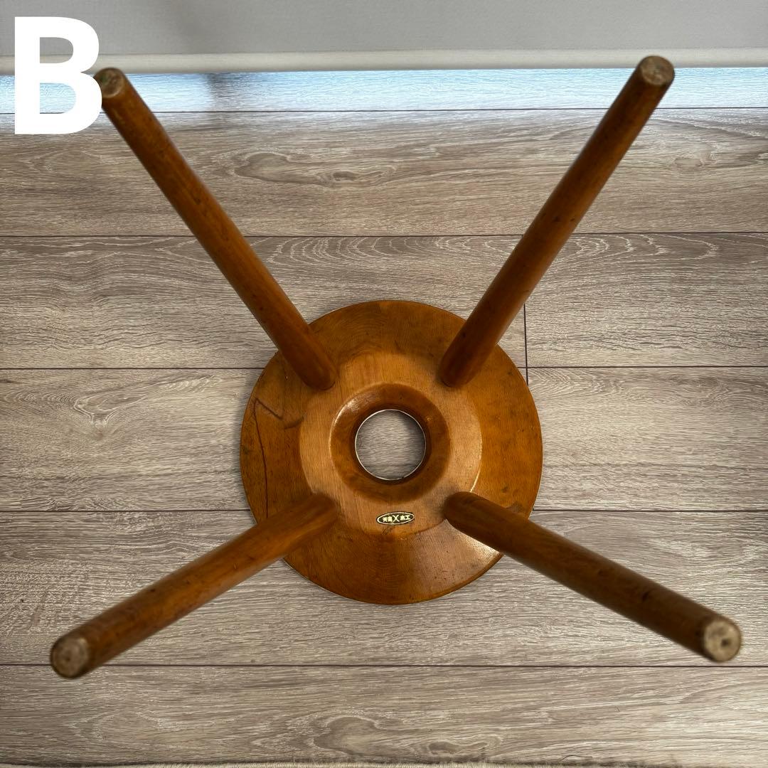 天童木工　リングスツール　ビンテージ　三脚セット