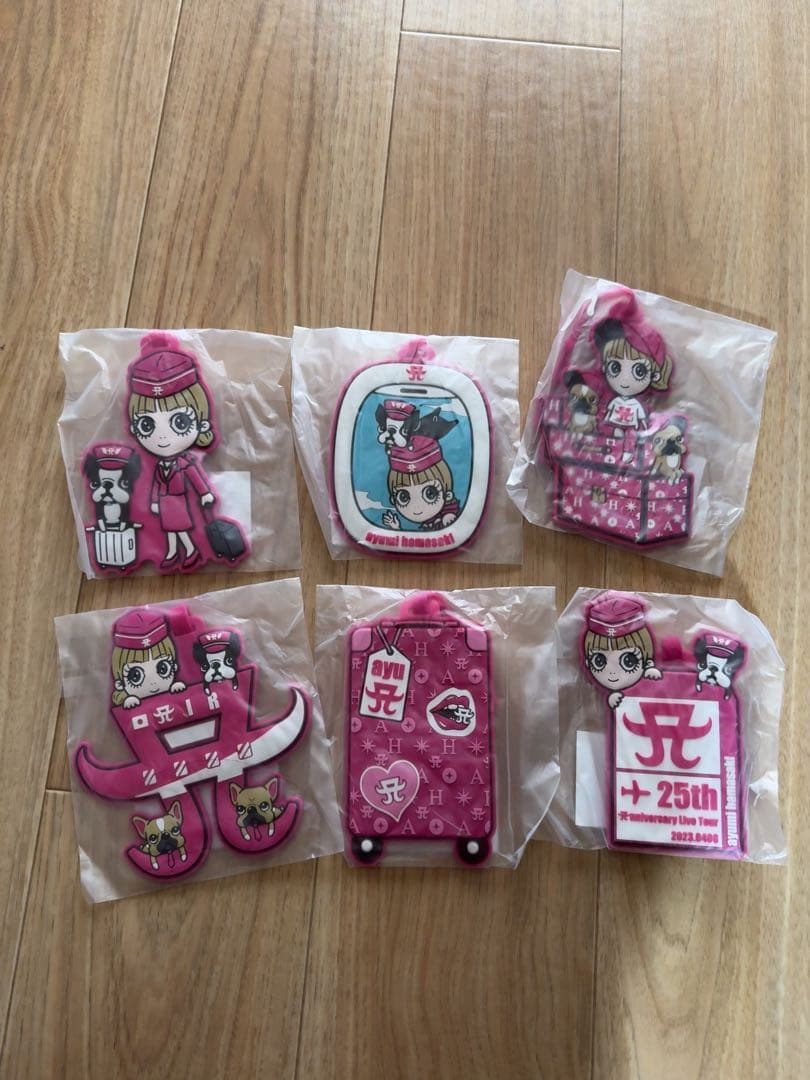 ［新品］浜崎あゆみ ラゲッジタグ 6個セット