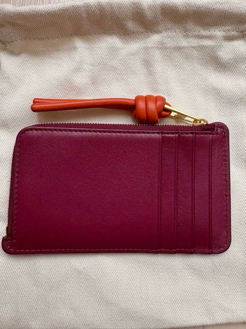 【新品未使用】ロエベ　ノット カードホルダー（シャイニーナパカーフ）