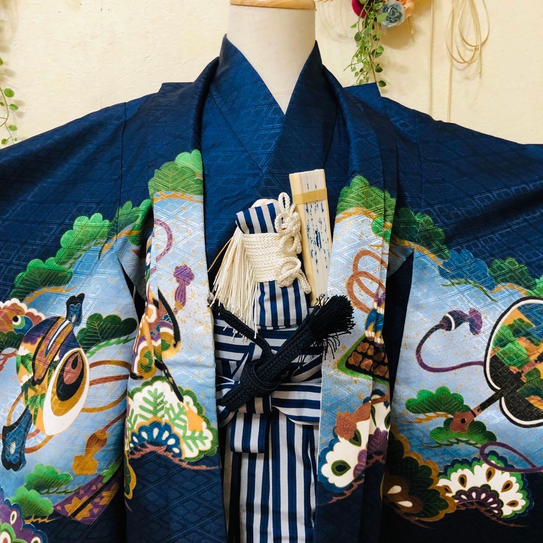 七五三五歳‼️完全️フルセット❤️日本男鷹凛々しい‼️お家からは揃えるなし