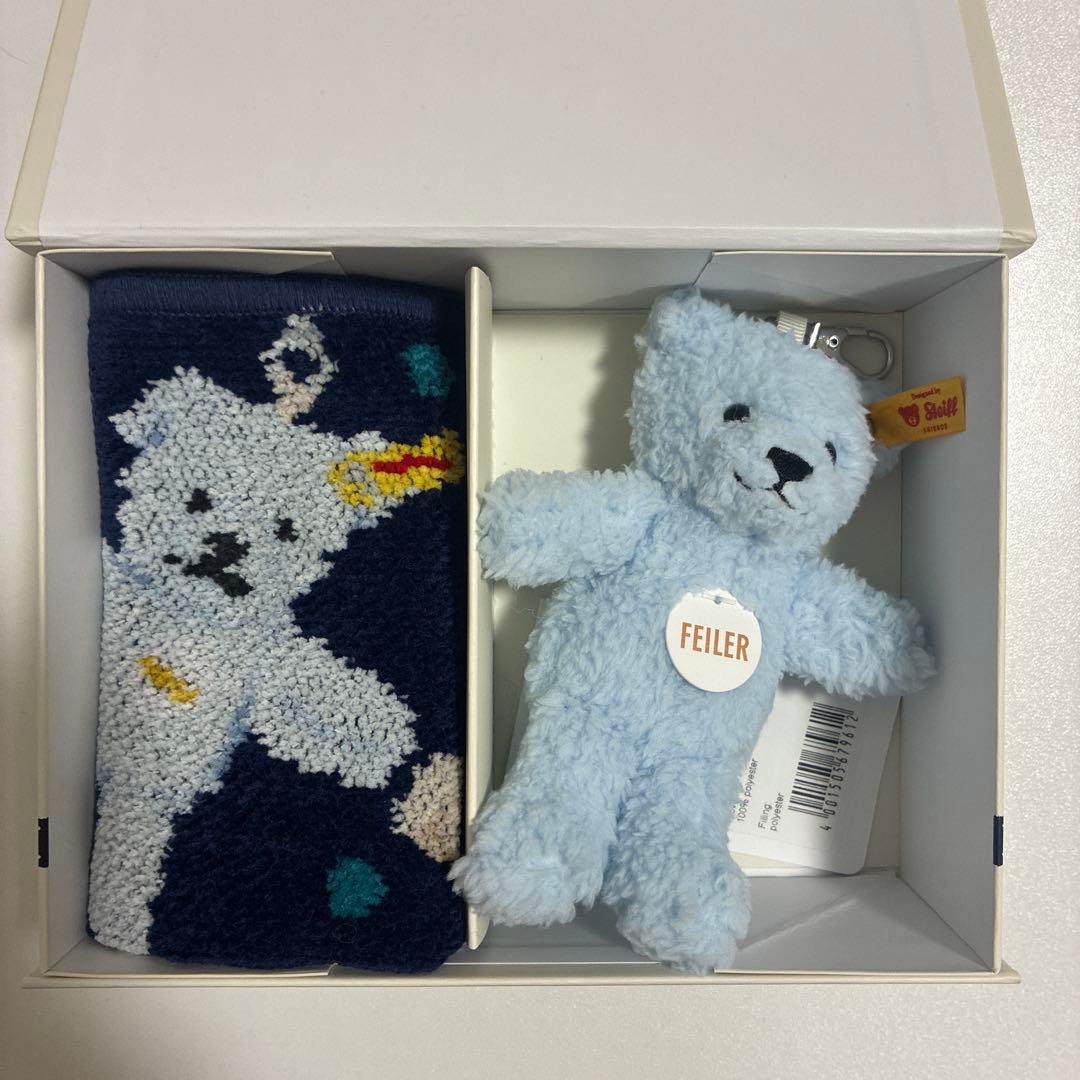 シュタイフテディベアキーリングスセット フェイラー STEIFF FEILER