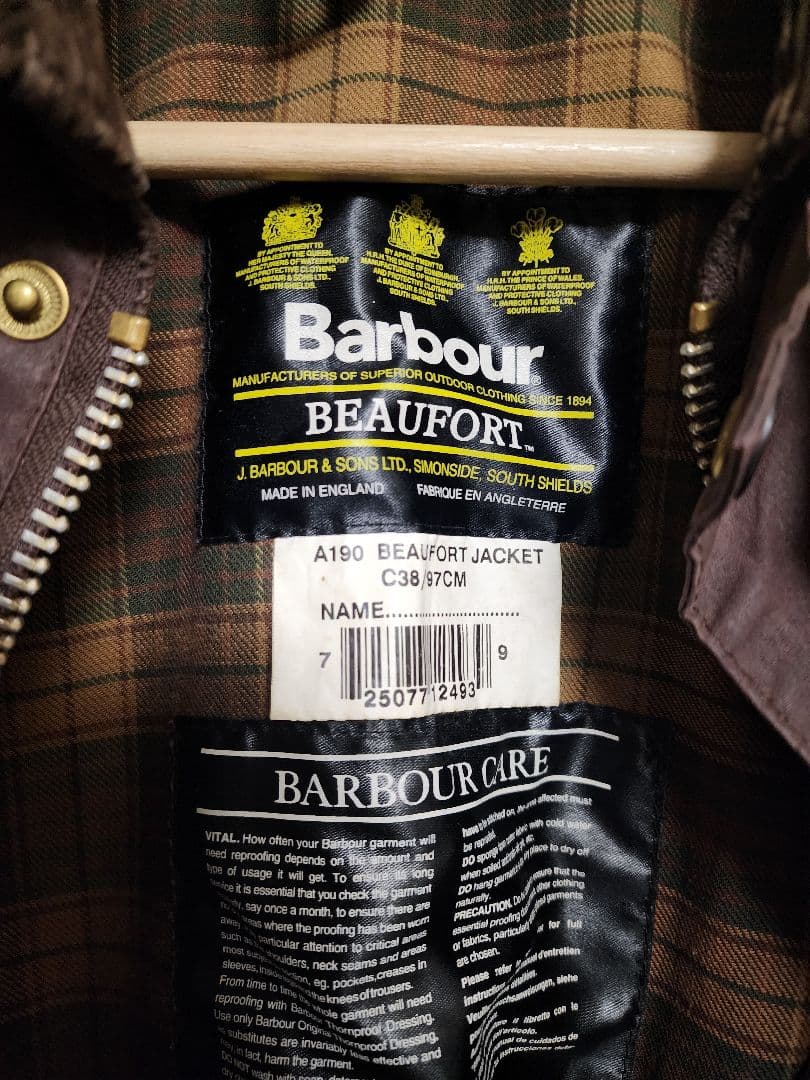 バブアー　ビューフォート　38