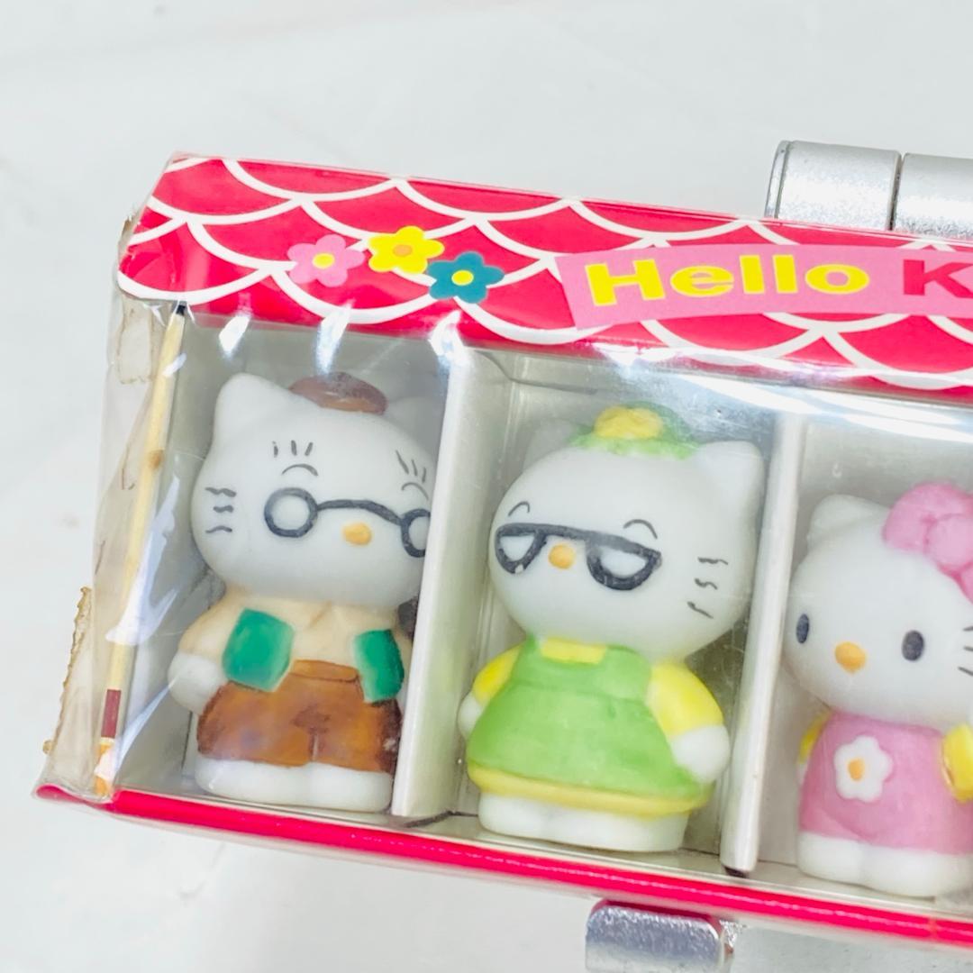 サンリオ ハローキティ ファミリー 1999年 陶器製 フィギュア