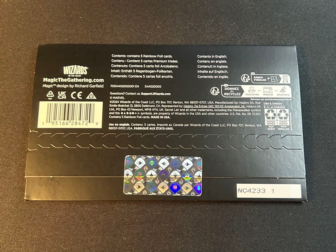 MTG【Foil】Marvel's Captain America1箱