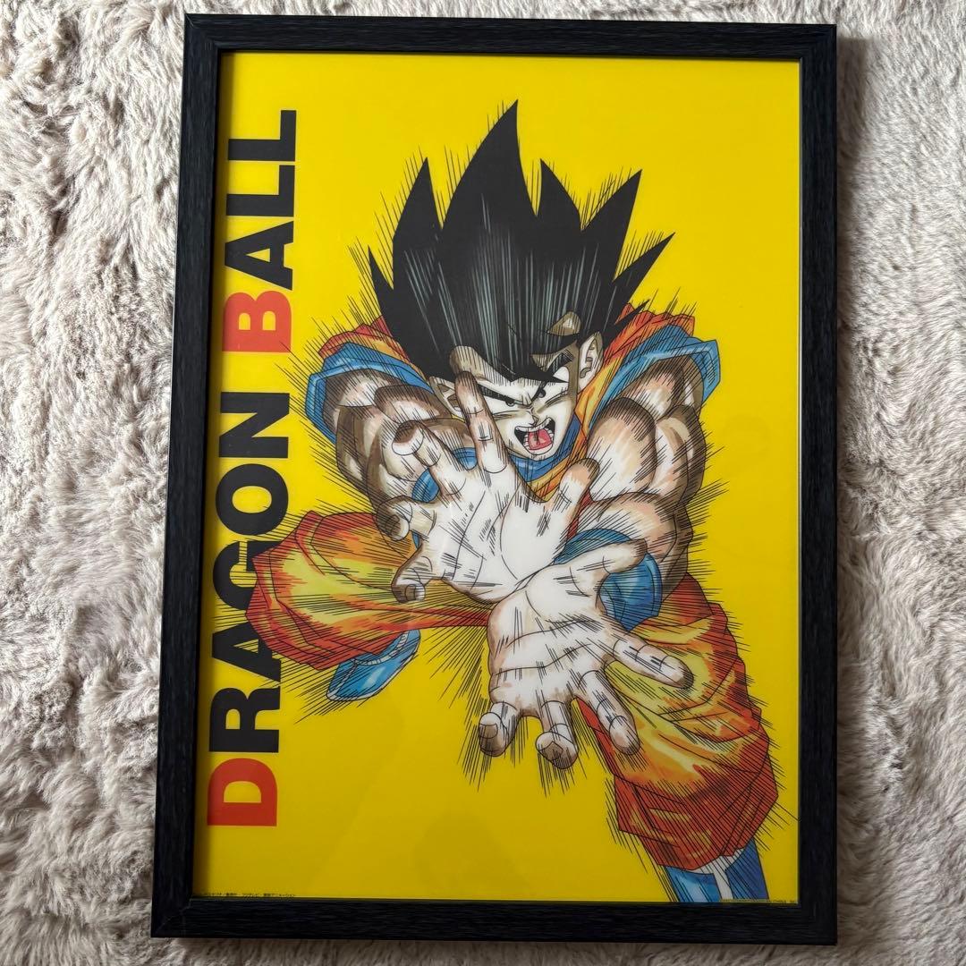 【A3サイズ】　ドラゴンボール 孫悟空　かめはめ波　額入り　イラスト　ポスター I賞 孫悟空/かめはめ波（ビジュアルボード）A3サイズ】一番くじ